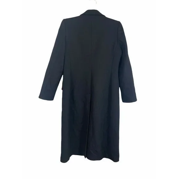 Dolce & Gabbana Basic 46 Virgin Wool Single Breasted Trench Coat Made In Italy - Picture 2 of 11